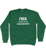 Fuck Christmas | Sweater - Groen - Image 2
