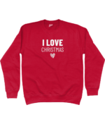I Love Christmas | Sweater - Rood - Image 2
