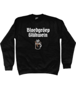 Bloedgroep Gluhwein | Sweater - Zwart - Image 2