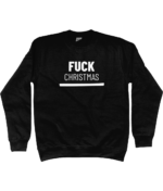 Fuck Christmas | Sweater - Zwart - Image 2