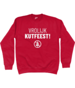 Vrolijk Kutfeest | Sweater - Rood - Image 2