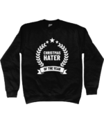 Christmas Hater | Sweater - Zwart - Image 2