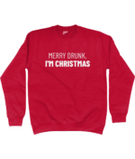 Merry Drunk | Sweater - Rood - Image 2