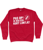 Kort Lontje | Sweater - Rood - Image 2