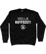 Vrolijk Kutfeest | Sweater - Zwart - Image 2