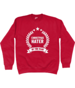 Christmas Hater | Sweater - Rood - Image 2