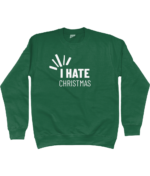 I Hate Christmas | Sweater - Groen - Image 2