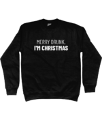 Merry Drunk | Sweater - Zwart - Image 2