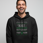 100% Witte Kerst | Hoodie - Zwart