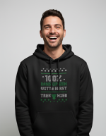 100% Witte Kerst | Hoodie - Zwart