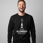 Allergisch voor Kerst | Sweater - Zwart