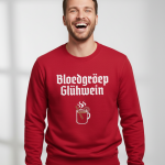 Bloedgroep Gluhwein | Sweater - Rood