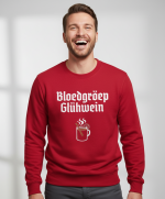 Bloedgroep Gluhwein | Sweater - Rood