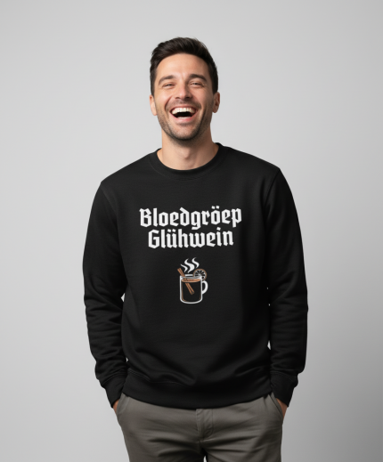 Bloedgroep Gluhwein | Sweater - Zwart