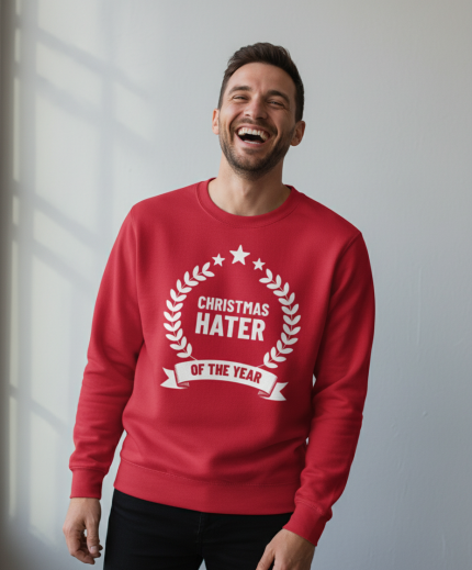 Christmas Hater | Sweater - Rood