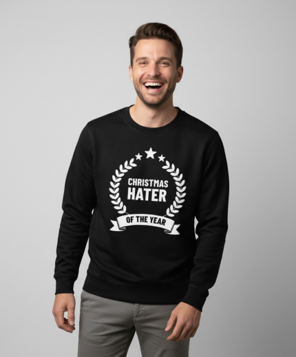 Christmas Hater | Sweater - Zwart