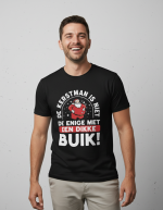 Dikke Buik | Shirt - Zwart