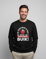 Dikke Buik | Sweater - Zwart