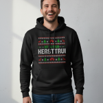 Dit Is Mijn Kersttrui | Hoodie - Zwart