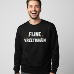 Fijne Vreetdagen | Sweater - Zwart