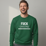 Fuck Christmas | Sweater - Groen