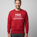 Fuck Christmas | Sweater - Rood