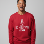 Hou Van Kerst | Sweater - Rood