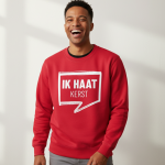 Ik Haat Kerst | Sweater - Rood