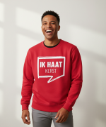 Ik Haat Kerst | Sweater - Rood