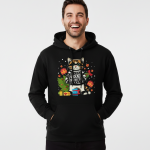 Kat in de Boom | Hoodie - Zwart
