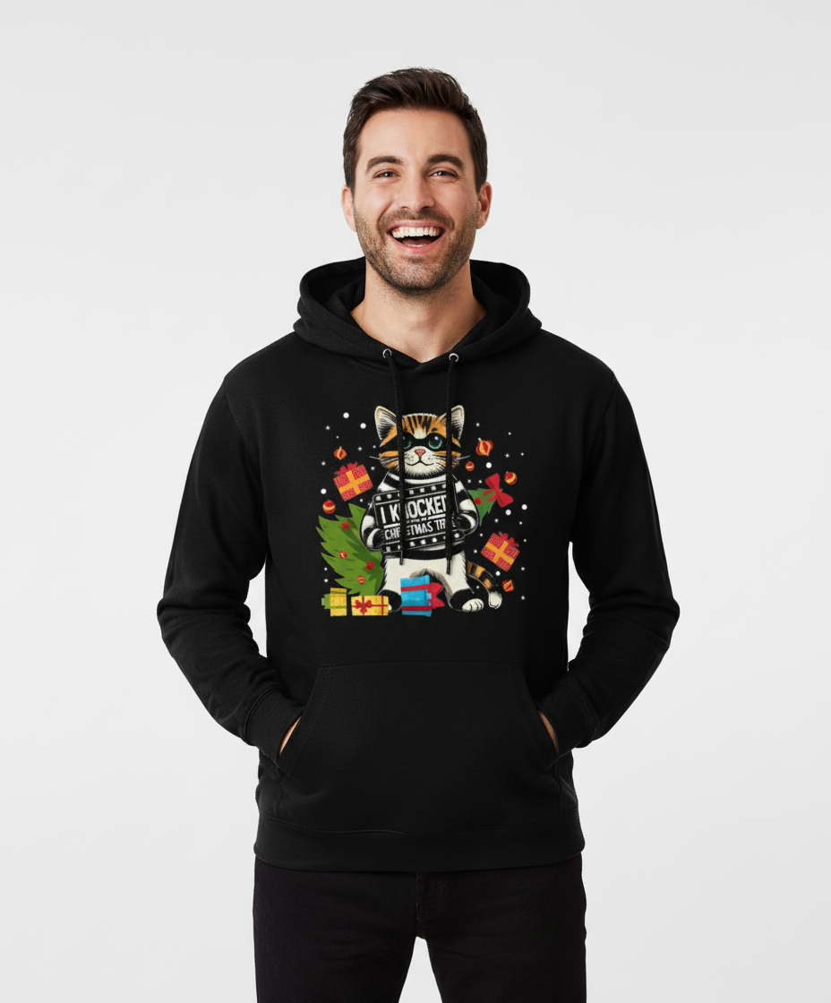 kat-in-de-boom-hoodie-zwart Kat in de Boom | Hoodie - Zwart - Image 1