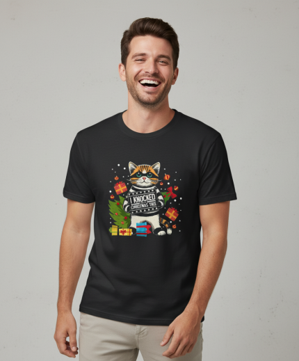 Kat in de Boom | Shirt - Zwart