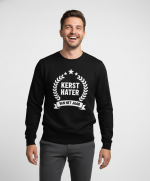 Kerst Hater | Sweater - Zwart