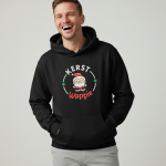 Kerst Wappie | Hoodie - Zwart