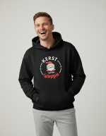 Kerst Wappie | Hoodie - Zwart