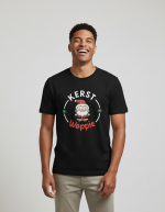Kerst Wappie | Shirt - Zwart