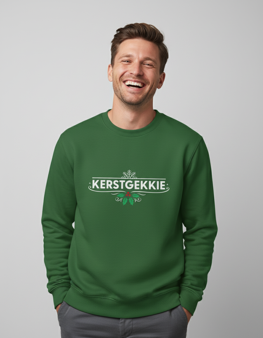kerstgekkie-sweater-groen Kerstgekkie | Sweater - Groen - Image 1