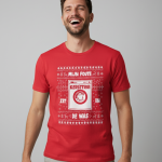 Kersttrui In De Was | Shirt - Rood
