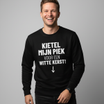 Kietel Mijn Piek | Sweater - Zwart