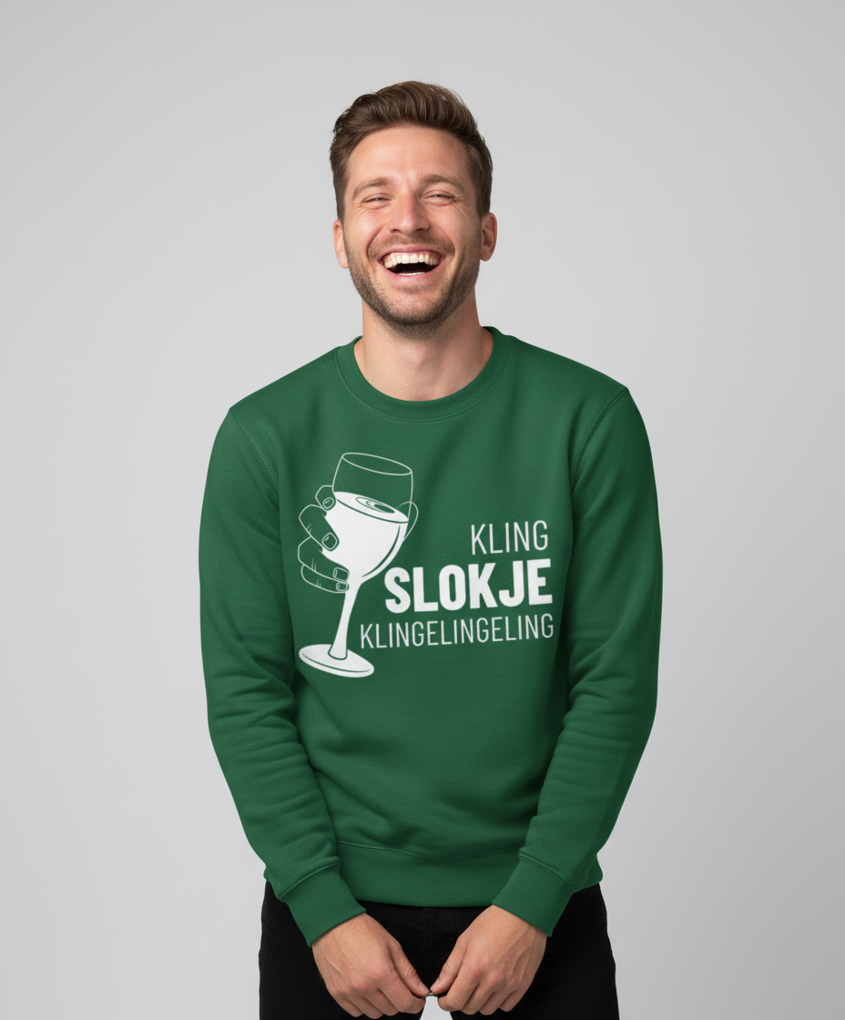 kling-slokje-sweater-groen Kling Slokje | Sweater - Groen - Image 1