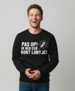Kort Lontje | Sweater - Zwart