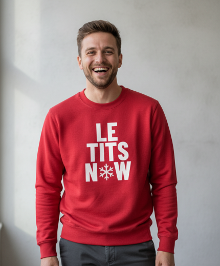 Let It Snow | Sweater - Rood