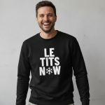 Let It Snow | Sweater - Zwart