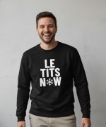 Let It Snow | Sweater - Zwart