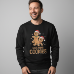 Let's Make Cookies | Sweater - Zwart