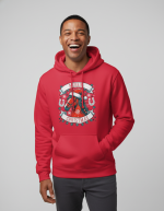 Merrie Christmas | Hoodie - Rood