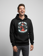 Merrie Christmas | Hoodie - Zwart