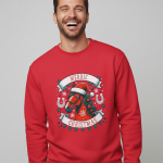 Merrie Christmas | Sweater - Rood