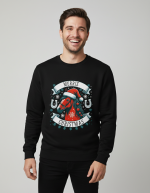 Merrie Christmas | Sweater - Zwart