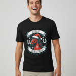 Merrie Christmas | T-Shirt - Zwart